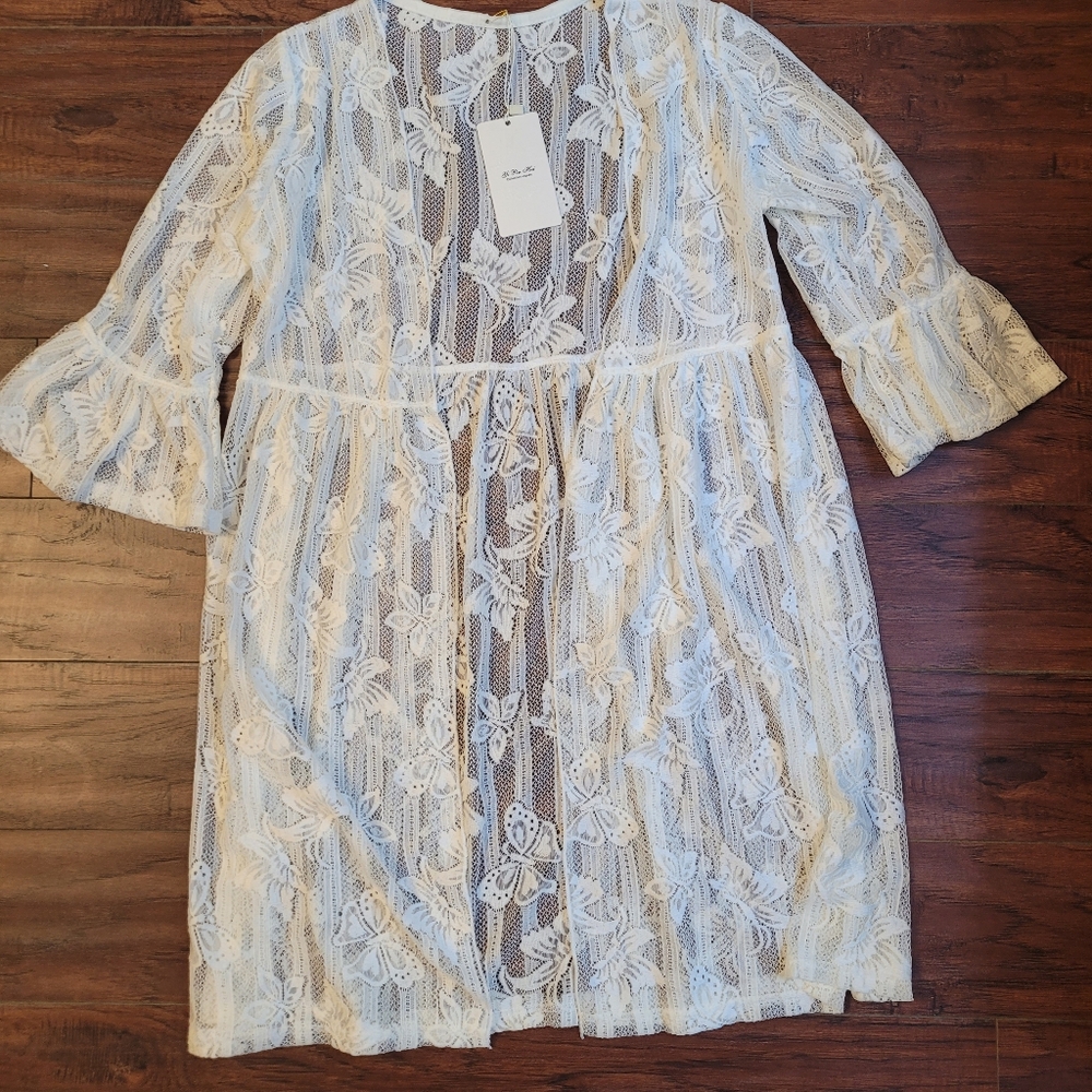 Women's Butterfly Lace Cardigan